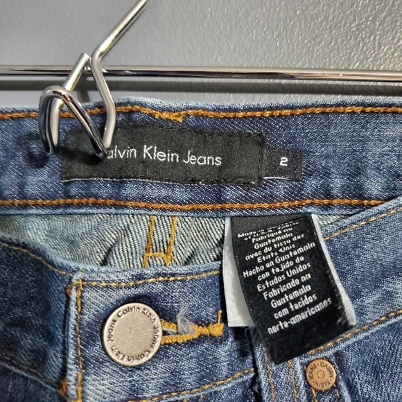 Calvin Klein Womens Jeans Flare 100% Cotton Size 2 - Picture 6 of 8